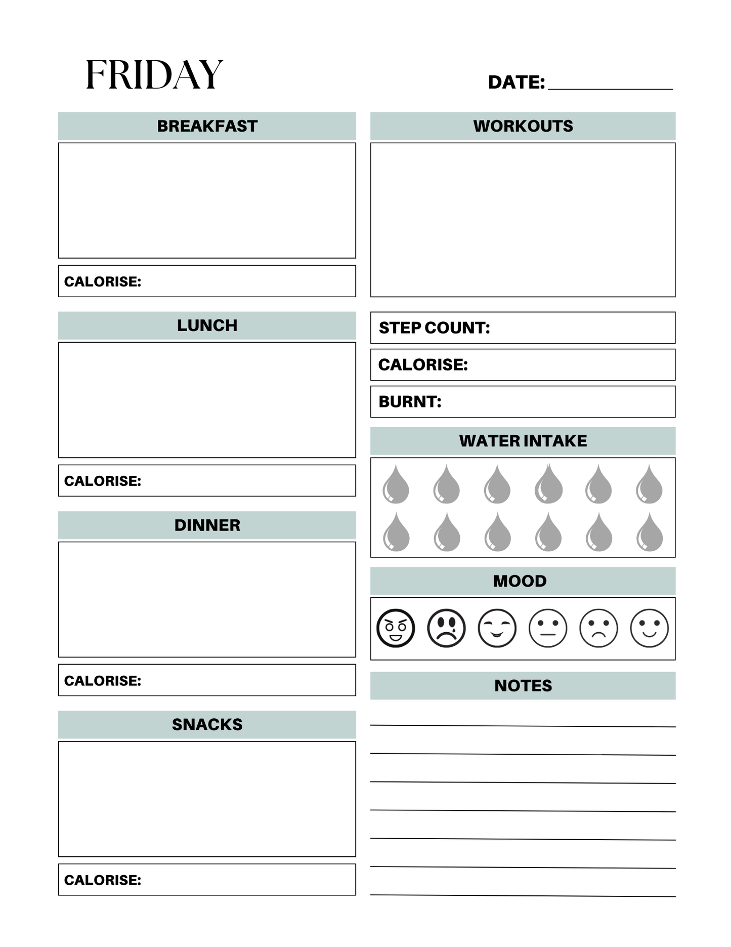 2025 ADHD Planner
