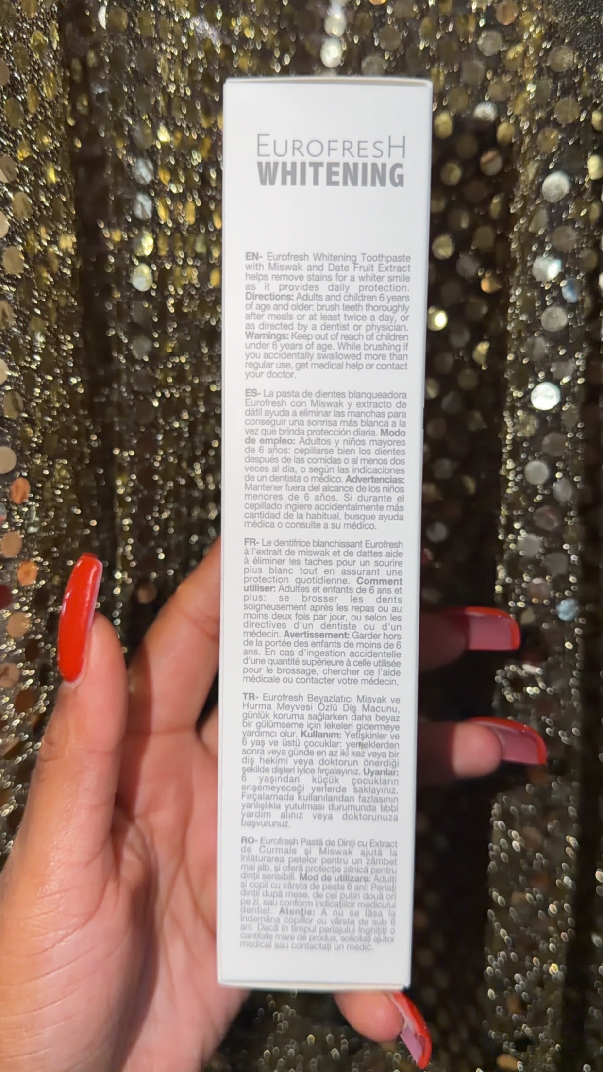 Eurofresh Whitening Miswak+Date Fruit Toothpaste