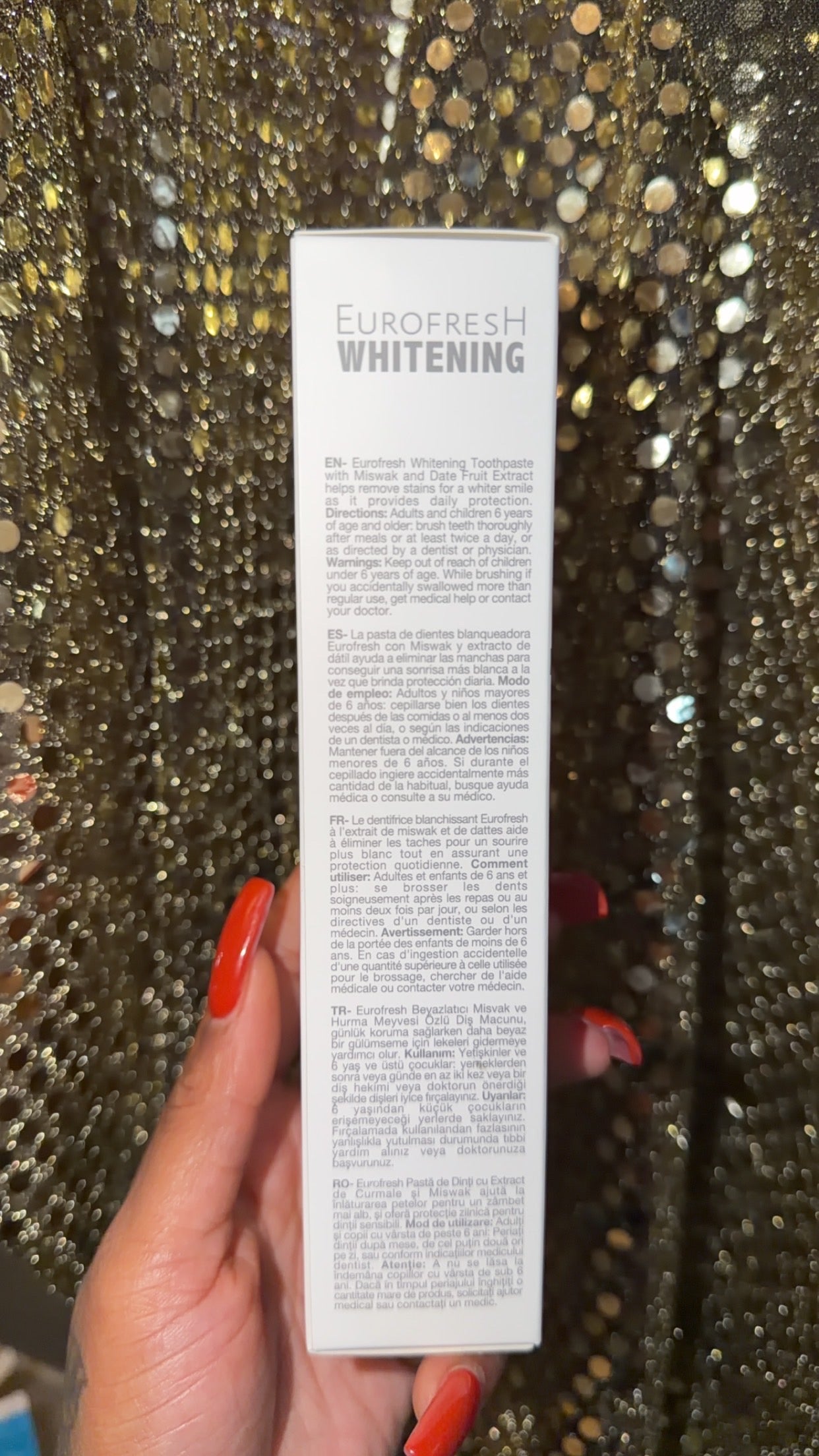 Eurofresh Whitening Miswak+Date Fruit Toothpaste