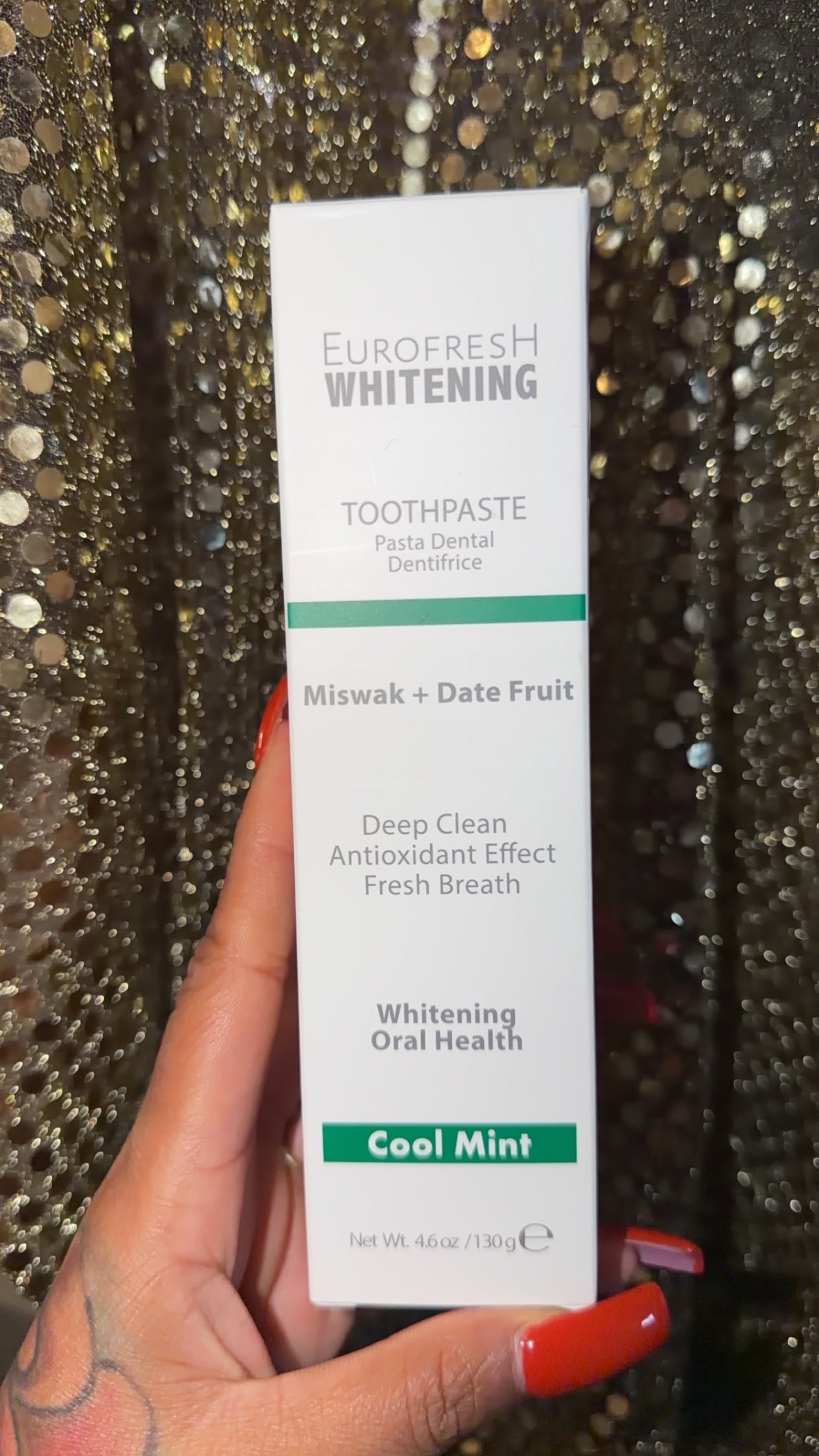 Eurofresh Whitening Miswak+Date Fruit Toothpaste