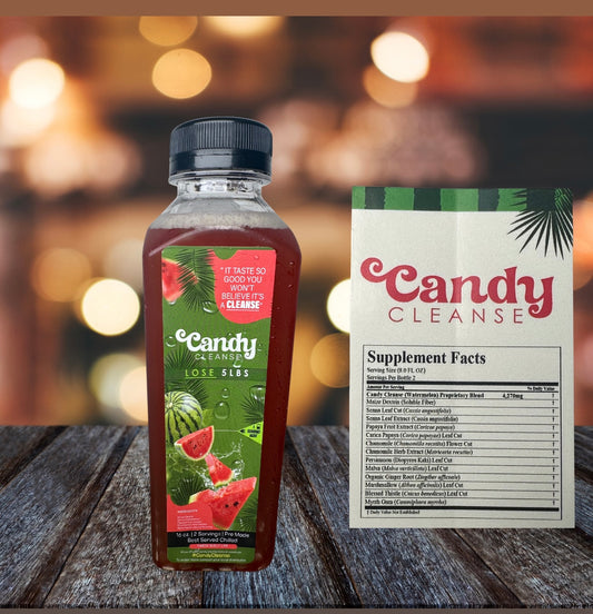 Single Bottle | watermelon Flavor | Candy Cleanse Detox