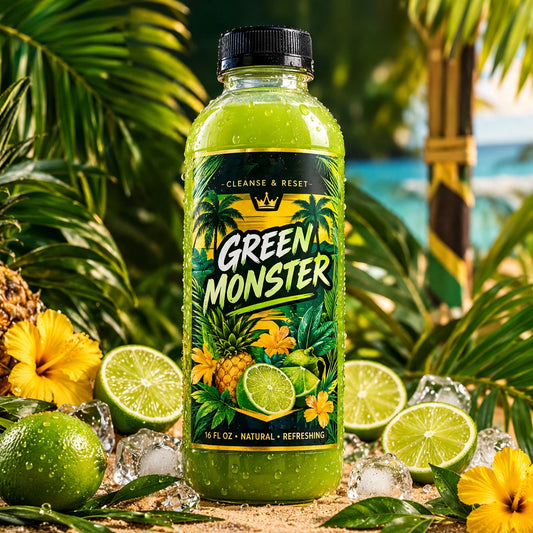 🧪Green Monster – Cool Lime Cleanse Juice (Single Bottle)💚