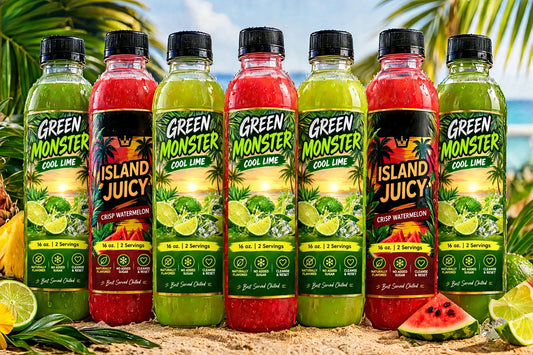🧪7-Day Full Reset – 4 Green Monster + 3 Island Juicy💚