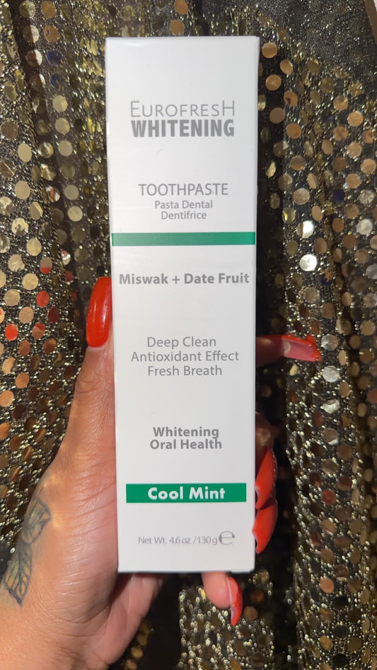 Eurofresh Whitening Miswak+Date Fruit Toothpaste