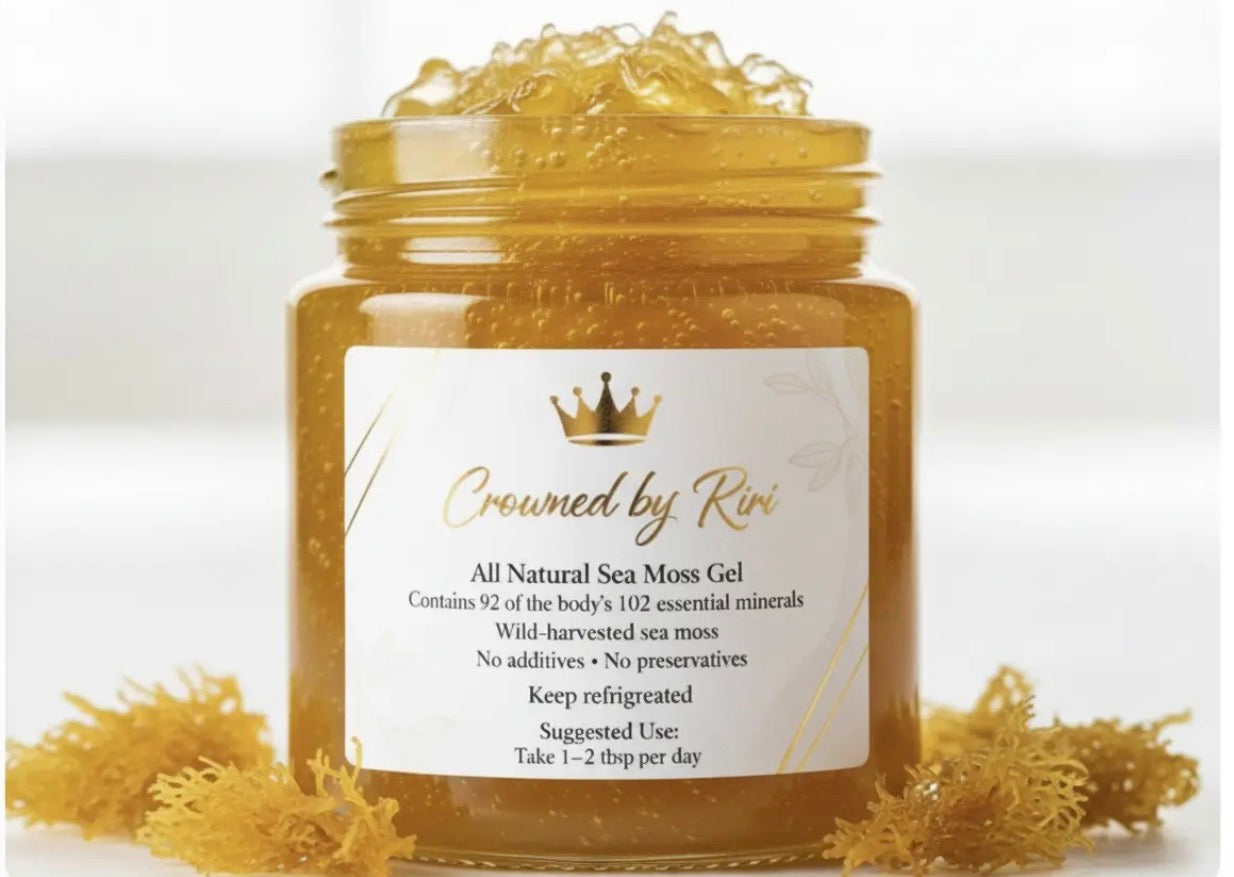 Crowned by Riri All‑Natural Sea Moss Gel