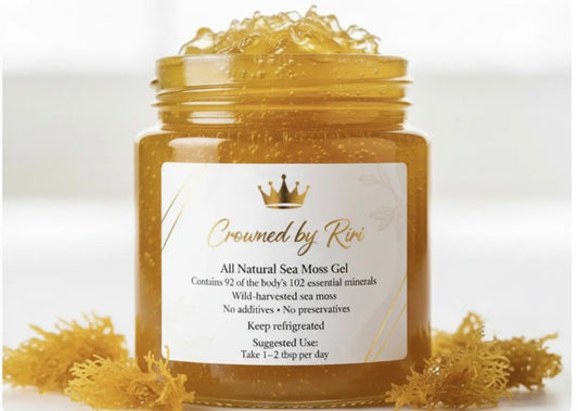Crowned by Riri All‑Natural Sea Moss Gel