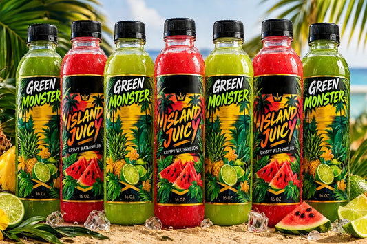 🧪7-Day Full Reset – 4 Green Monster + 3 Island Juicy💚